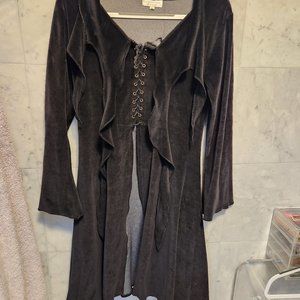 Gothic/costume/Boho/heavy velveteen Pyramid Collection tunic size M never worn